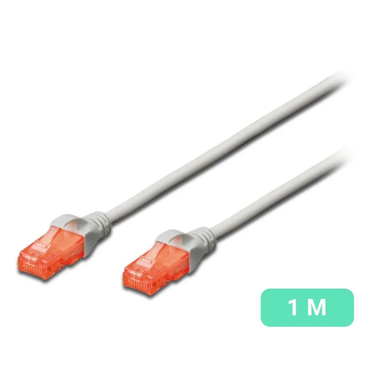 Ewent Blanc Câble Réseau Cat6 - 1 M