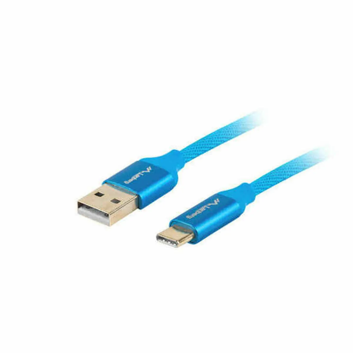 Lanberg Bleu Câble Usb-A Vers Usb-C Quick Charge 3.0 - 1 M