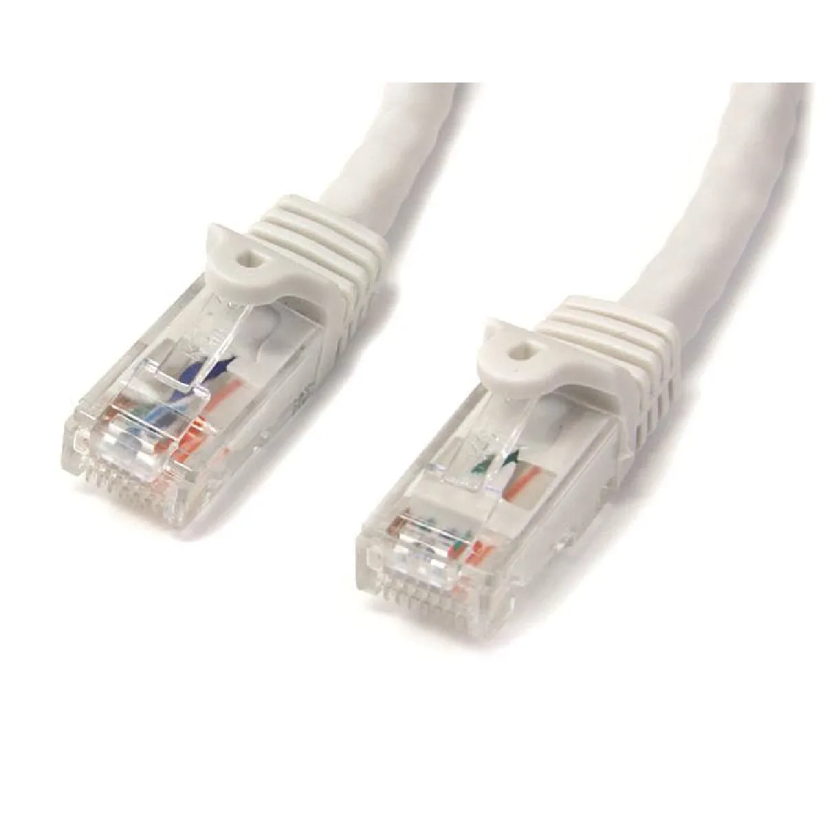 Cable réseau Cat6 StarTech 5m blanc Snagless RJ45 UTP PoE 1000 Mbit/s - Image 4