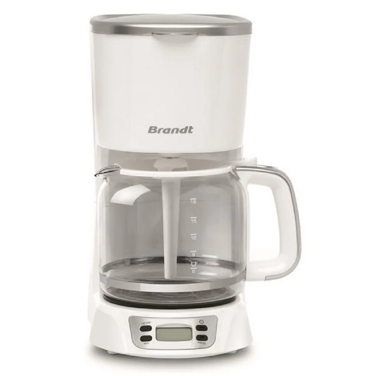BRANDT Cafetière filtre programmable 18 tasses CAF1318E