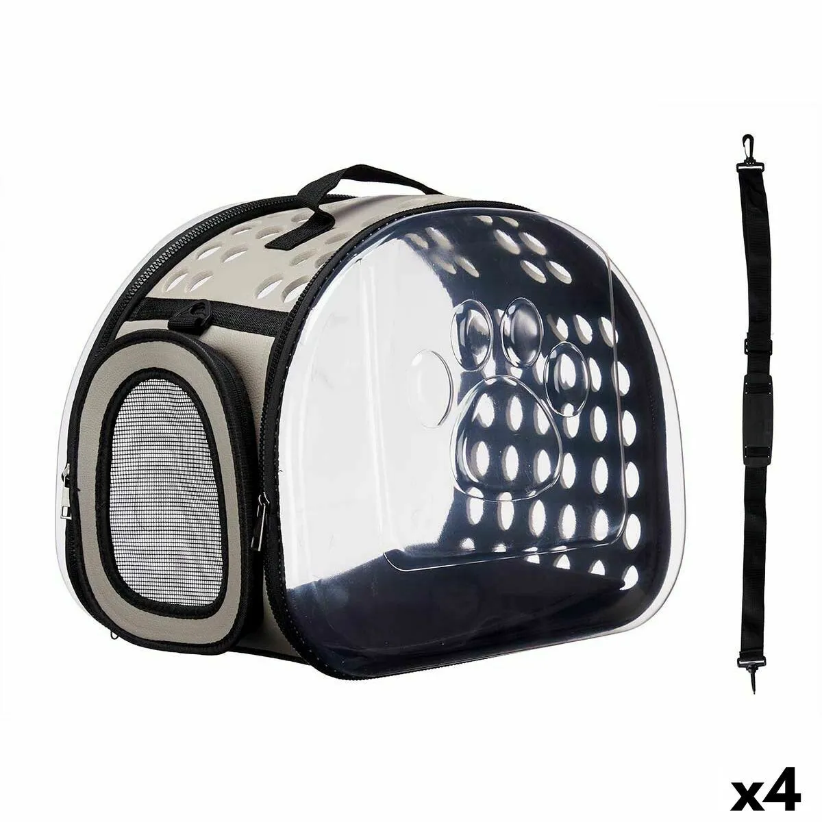 Meilleurs prix pour Cage de Transport Gris Plastique 43 x 20 x 33 cm (4 Unités)