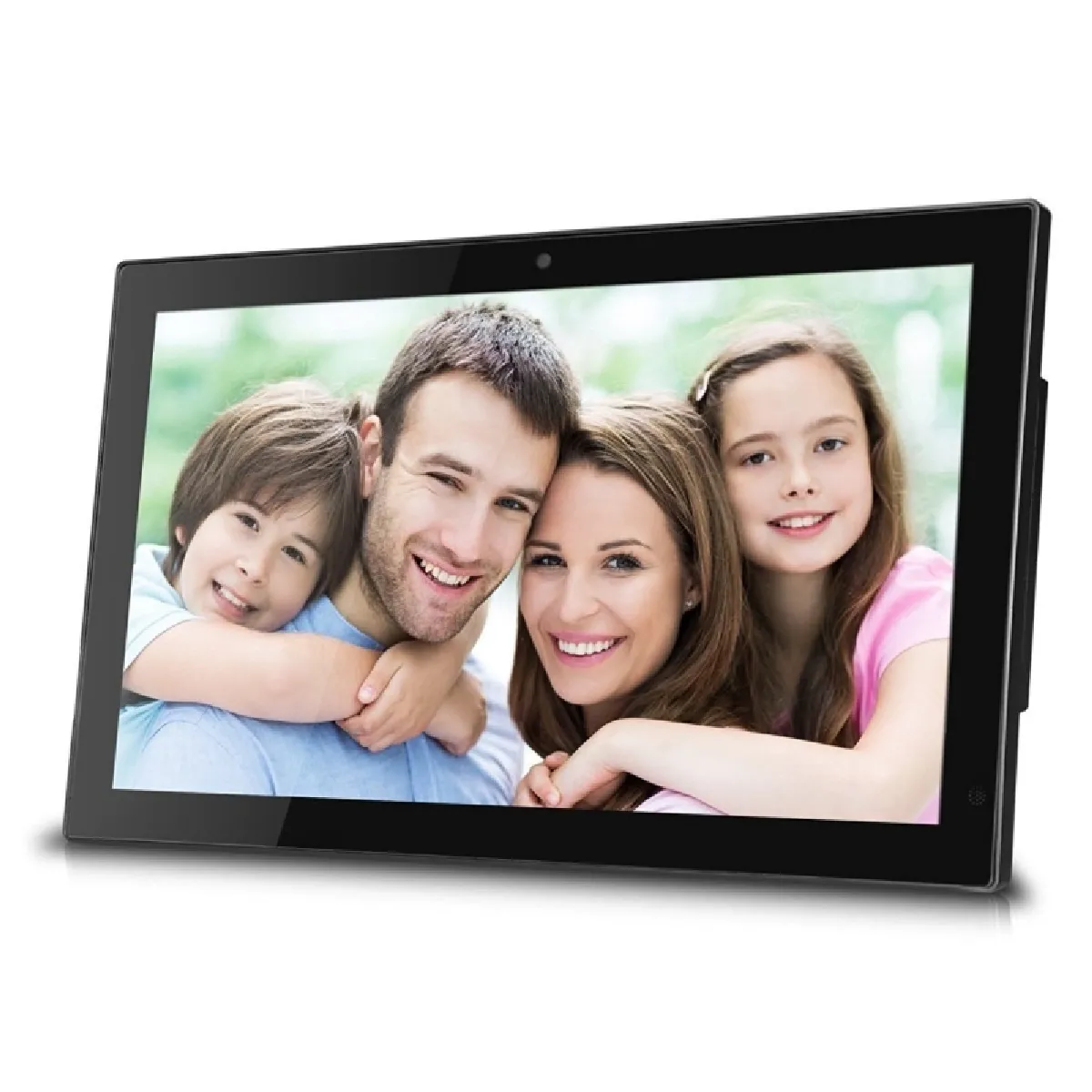 Yonis Noir Photo Frame Digital Ecran Ips 1080P 21,5''