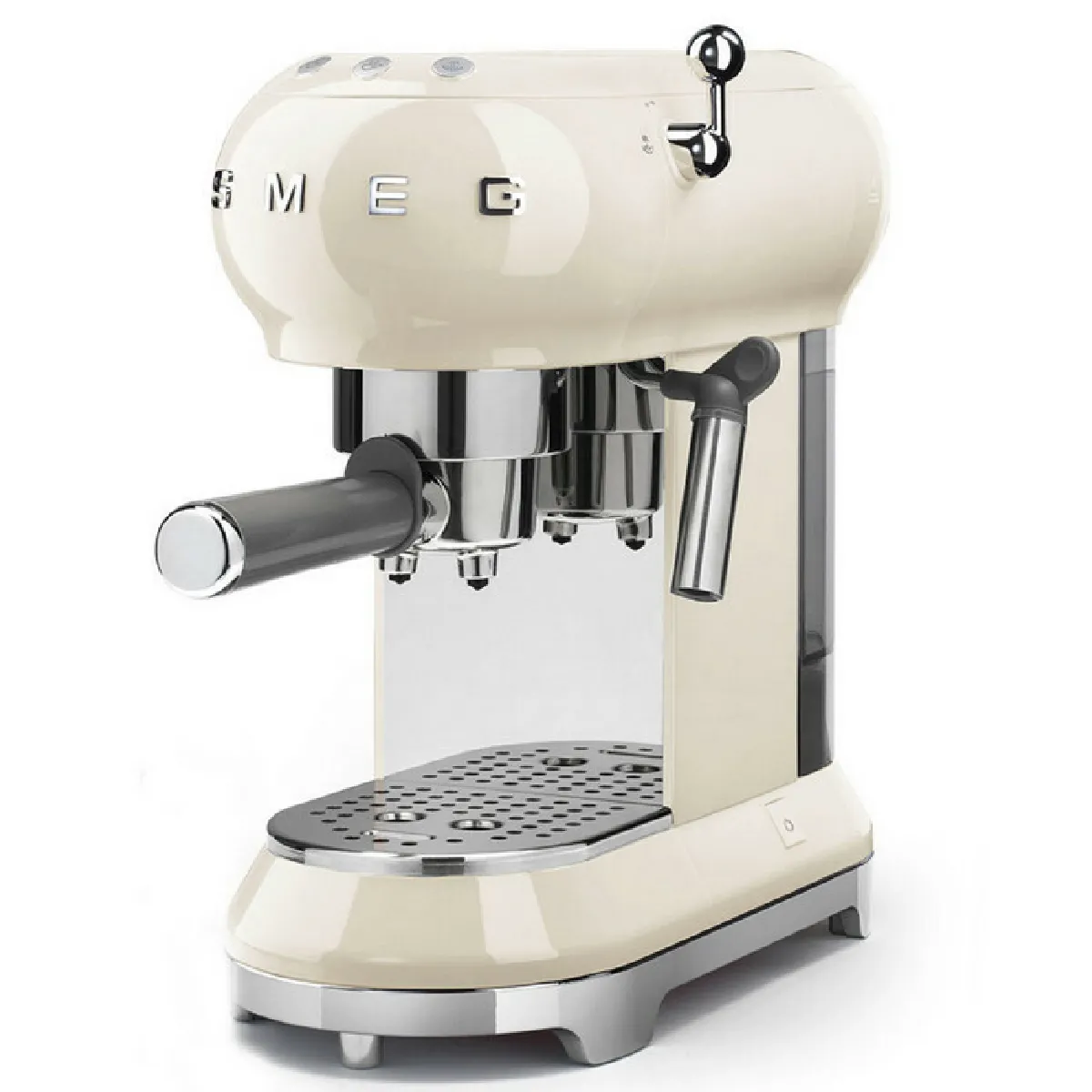 SMEG Machine à café Expresso Années 50 Design crème ECF01CREU - vue 2