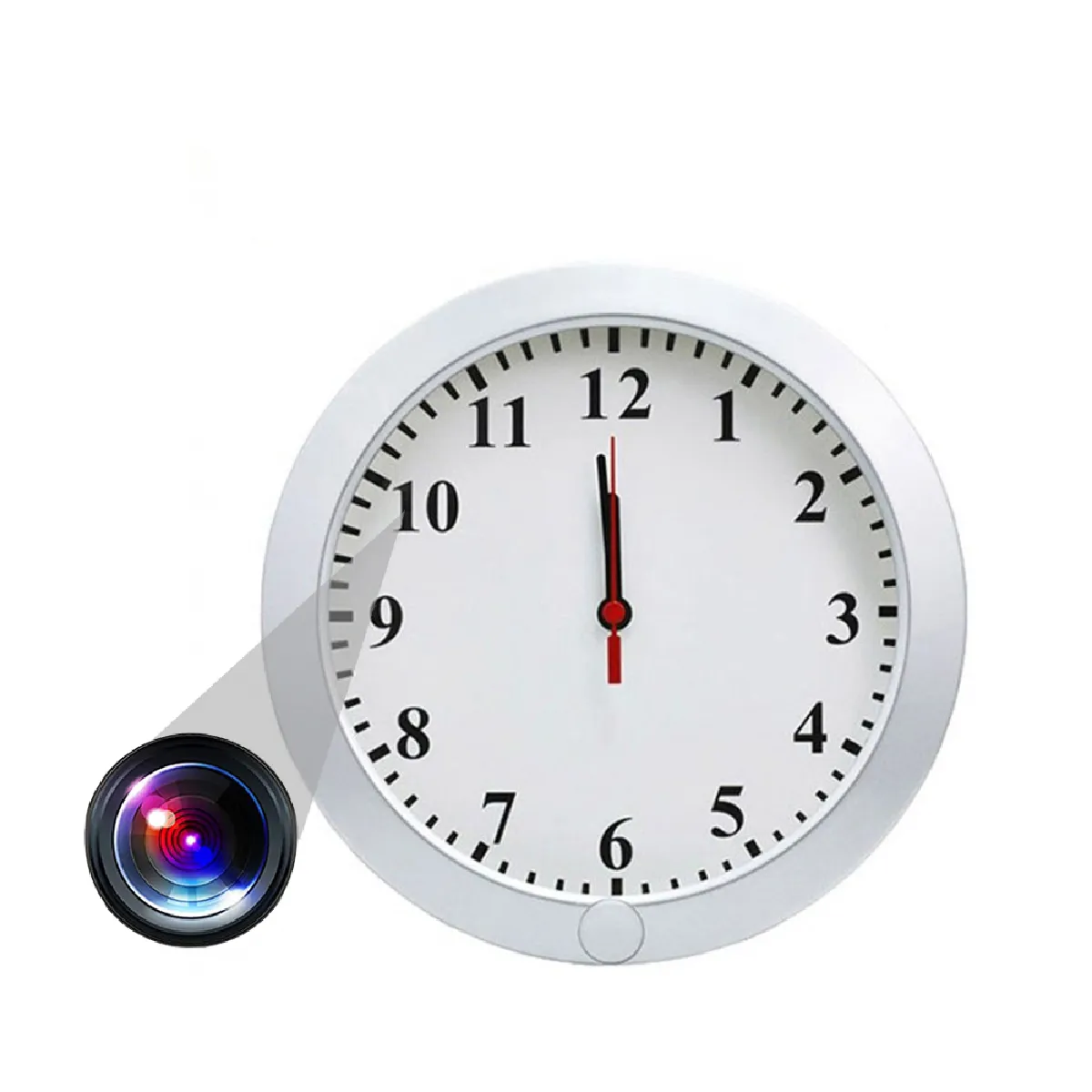 Yonis Horloge Caméra Espion 720P Led Ir