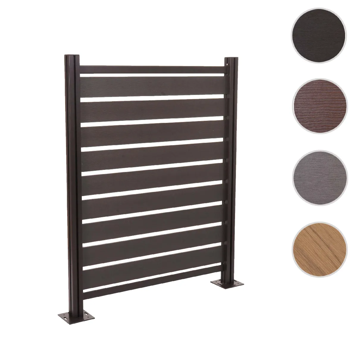 Mendler Cache poubelle aluminium