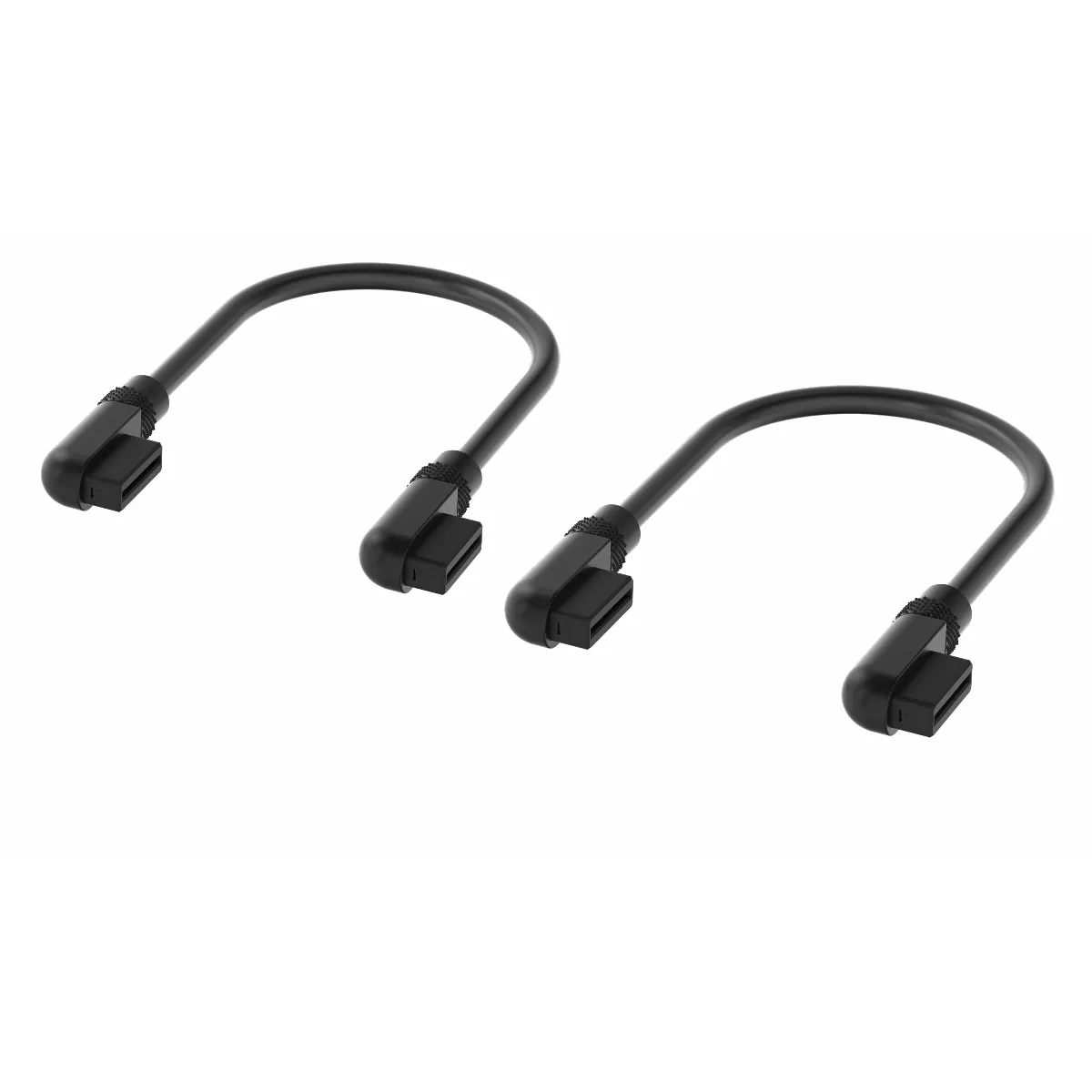 Corsair iCue Link Slim 90° connectors Cable 135 mm x 2 - vue 1