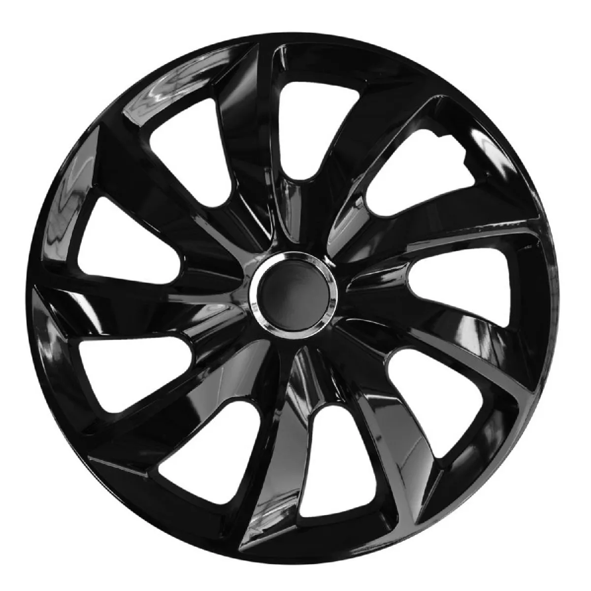 Comparer les prix de Enjoliveurs de Roues NRM 15 " Noir 4 pièces Stig