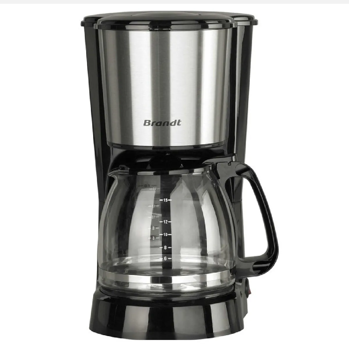 BRANDT Cafetière filtre 15 tasses Inox CAF815X - vue 2