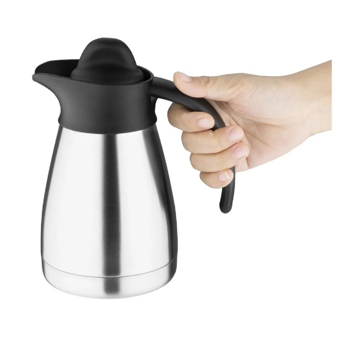 Olympia Gris Pichet Isotherme Bouchon À Vis 0,5 L - Image 2