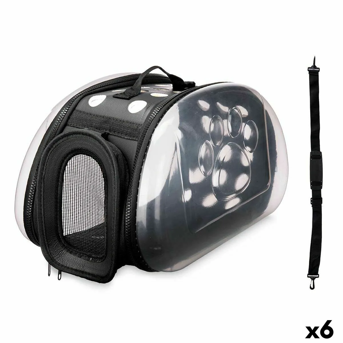 Meilleurs prix pour Cage de Transport Noir Plastique 43 x 20 x 33 cm (6 Unités)