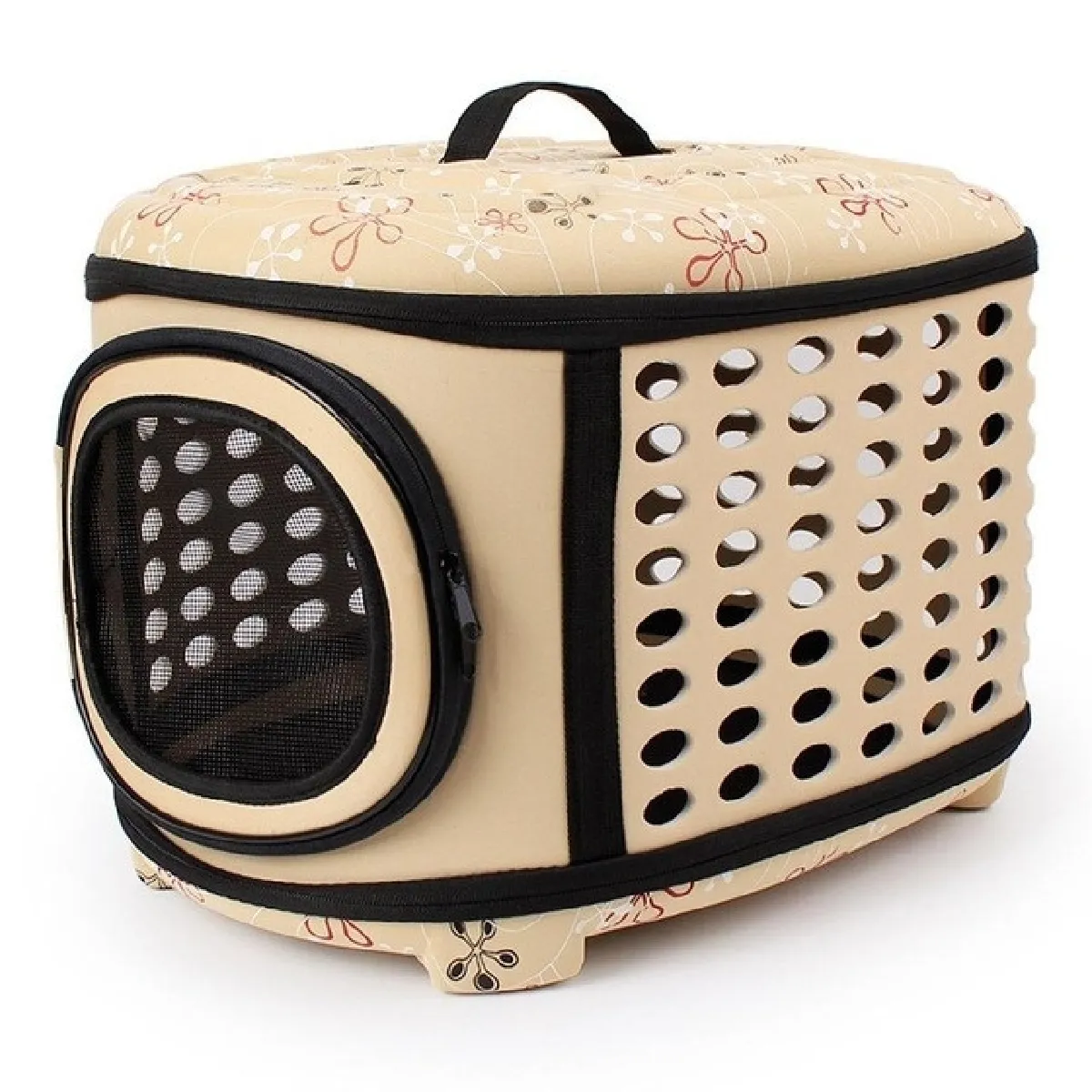 Comparer les prix de EVA Portable Fourre-Tout Pliable Pet Carrier Bag Beige
