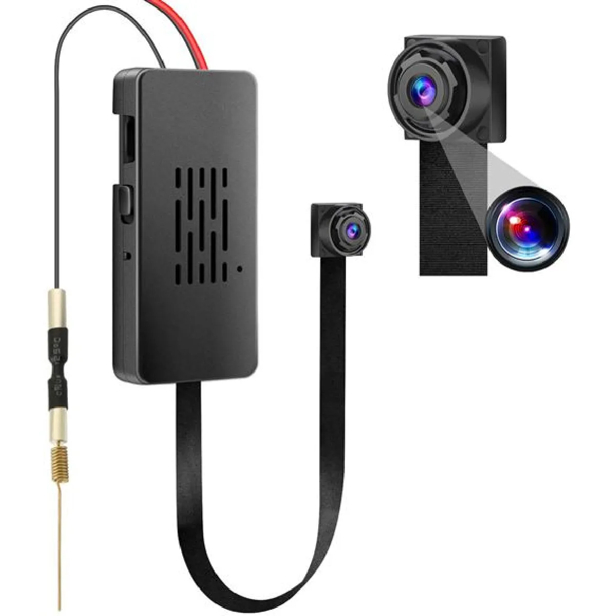 Mini Caméra Espion Sans Fil 1080P – Détection Mouvement, Vision Nocturne, Intérieur/extérieur