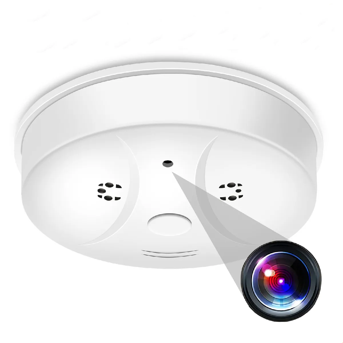Yonis Détecteur De Fumée Caméra Espion Fhd