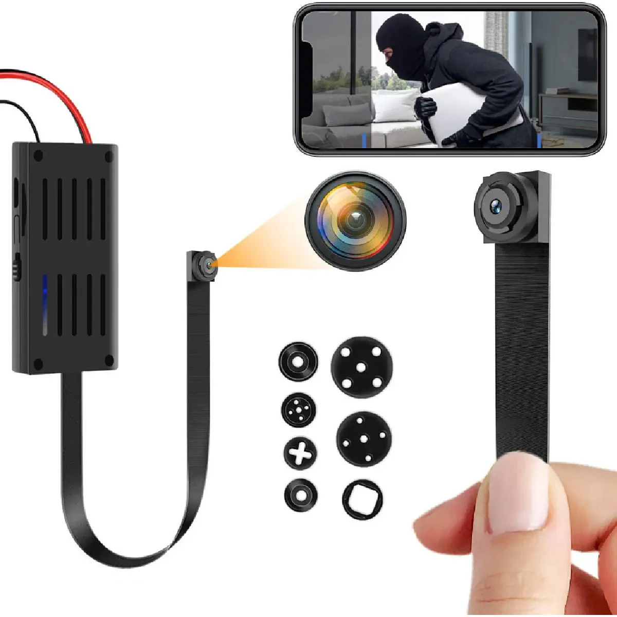 Yonis Mini Caméra Espion Full Hd 1080P