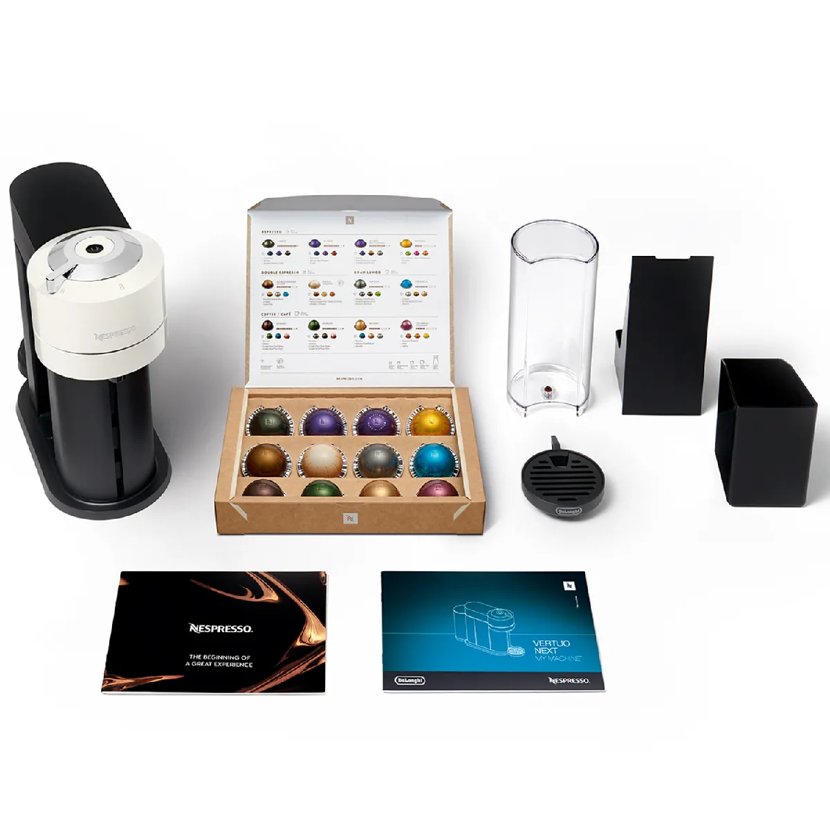 Delonghi Nespresso Vertuo ENV 120.W Machine à café automatique noire avec réservoir 1,1 L pour capsules - Image 2