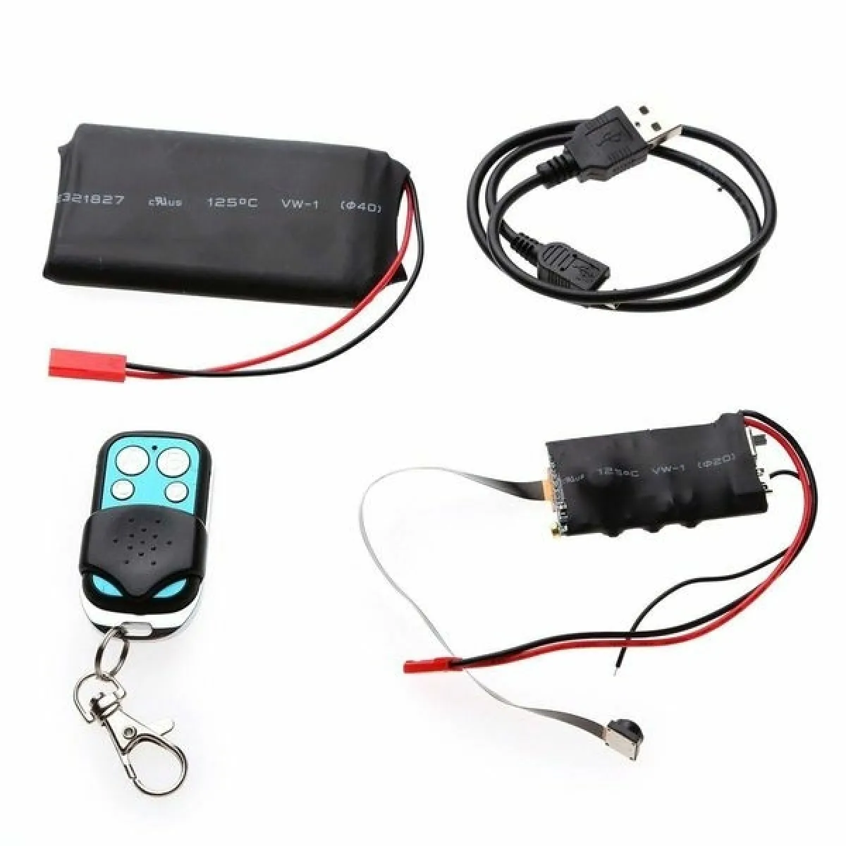 Générique Multi Micro Caméra Espion Avec Résolution Full Hd 1080P Télécommandée - Image 2