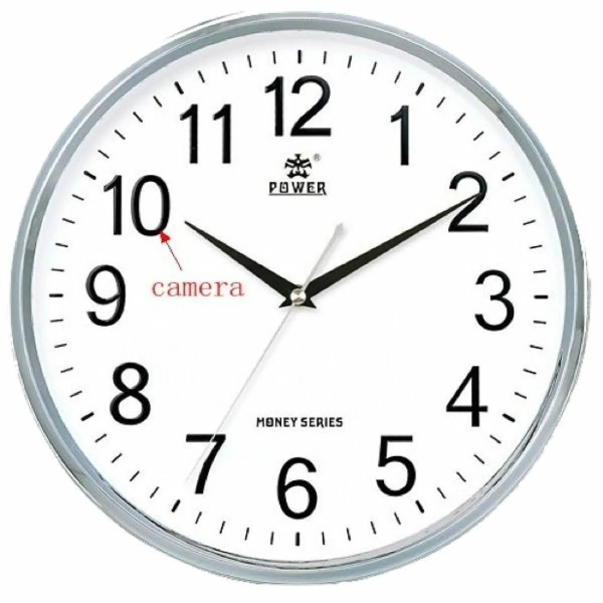 Totalcadeau Caméra Espion Intégrée À Une Horloge - 1080P - Ronde