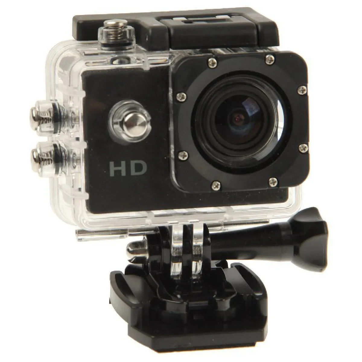 Yonis Noir Mini Caméra Sport Hd 720P Étanche 30M Écran 1.5' Photos Vidéo 140° 32 Go