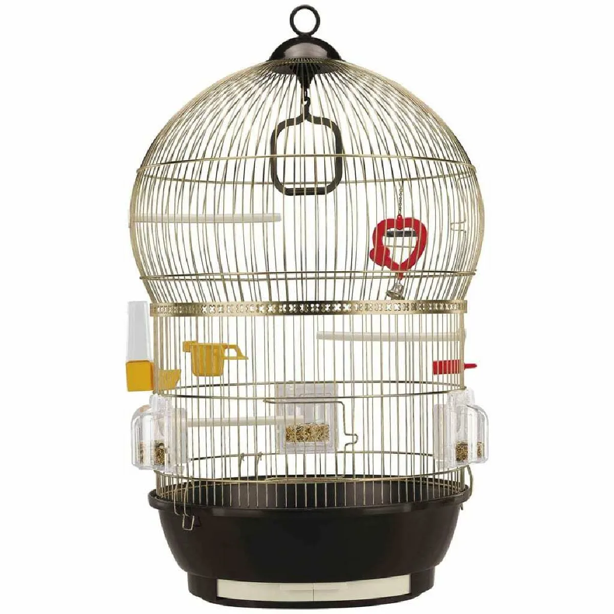 FERPLAST Cage à Oiseaux Bali - Laiton Antique FERPLAST Cage à Oiseaux Bali - Laiton Antique