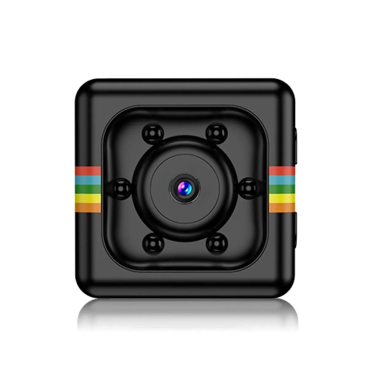 Yonis Noire Mini Caméra Hd Sport Sans Fil Détection Mouvement Infrarouge Carte Tf + Micro Sd 32 Go