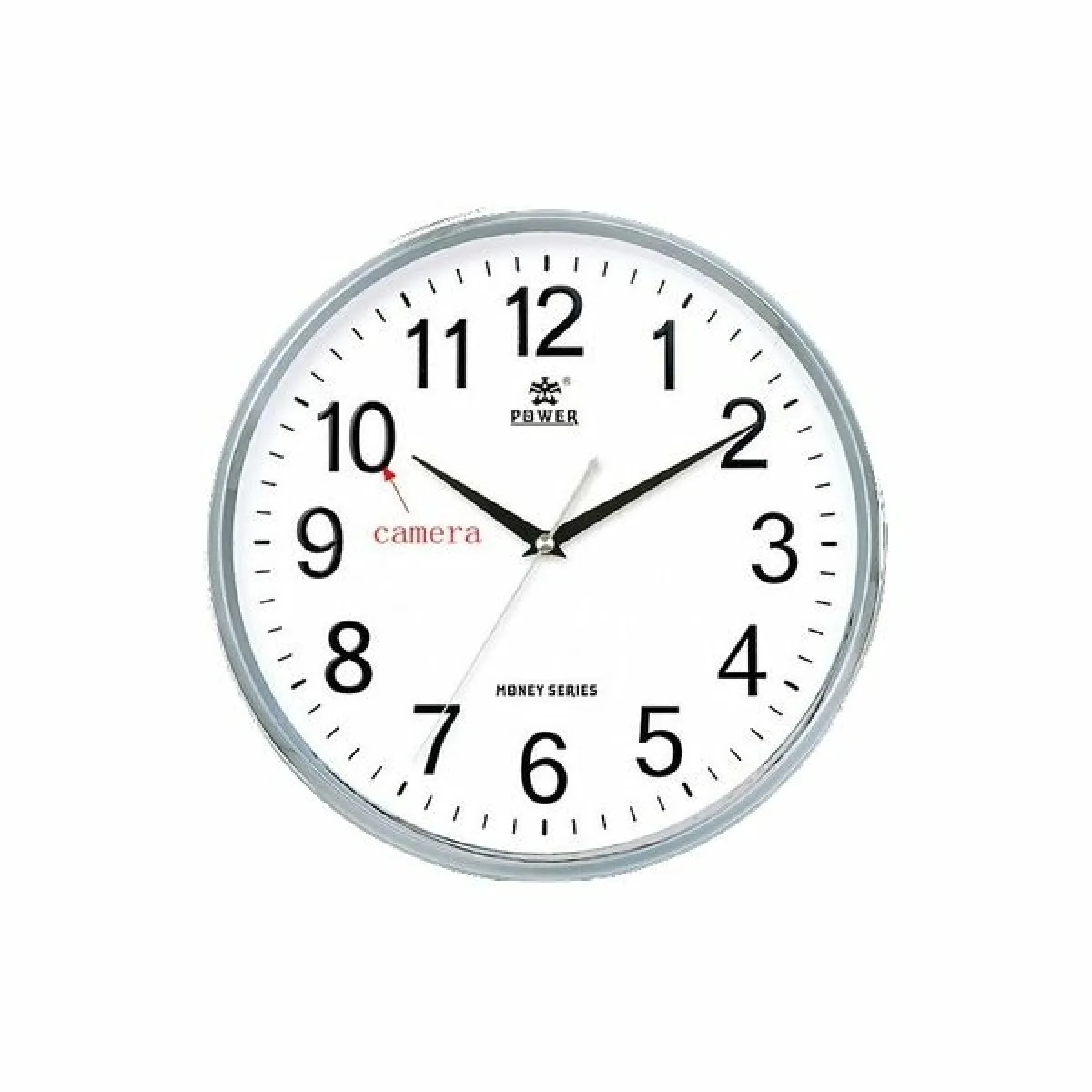 Totalcadeau Beige Horloge Caméra Espion Full Hd 1080P Rond
