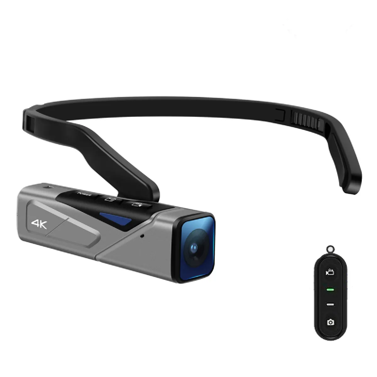 Cam&eacute;ra Sport 4K Ultra L&eacute;g&egrave;re Avec T&eacute;l&eacute;commande, Auto Focus, Live Vid&eacute;o+32 Go