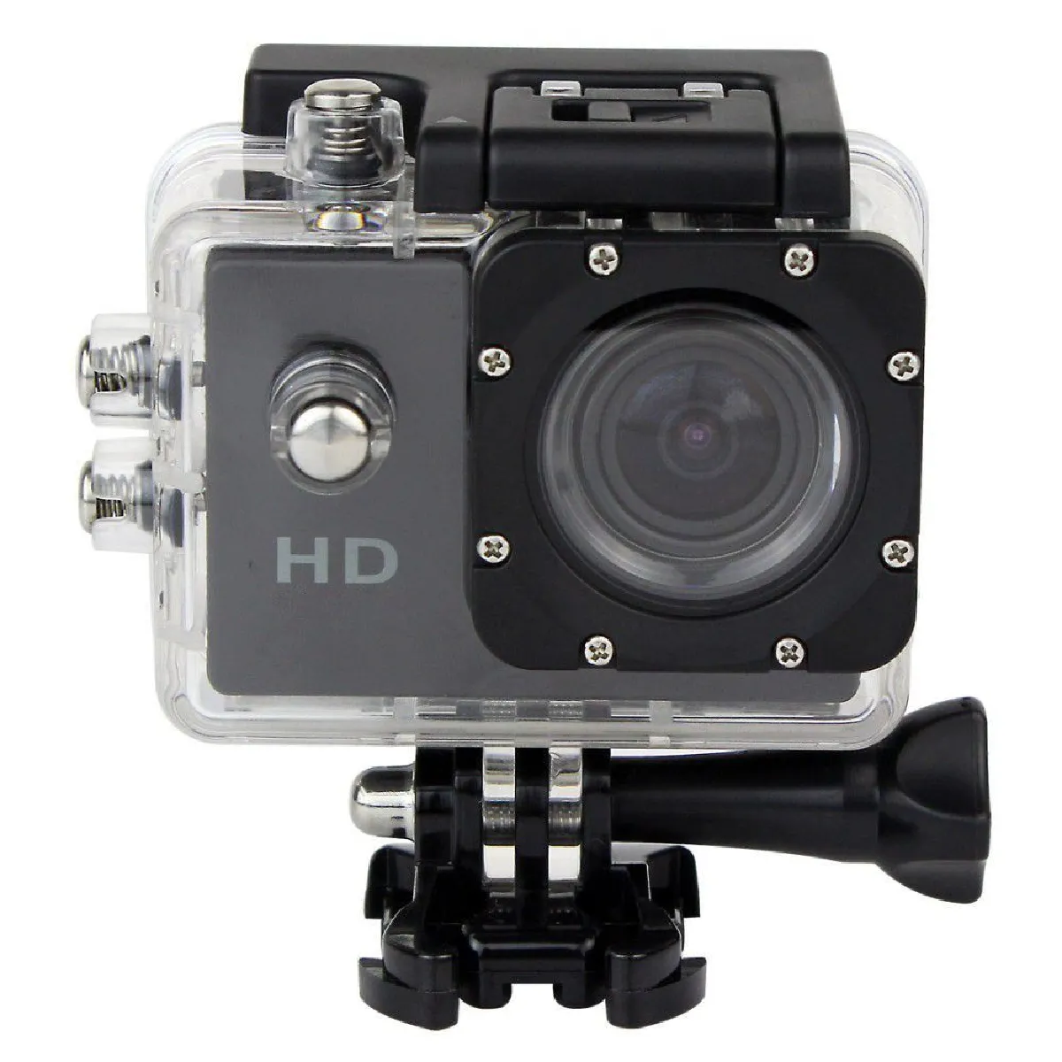 Yonis Noir Mini Caméra Sport Hd 1080P Étanche 30M Écran Photos Vidéo Angle 140° 16 Go