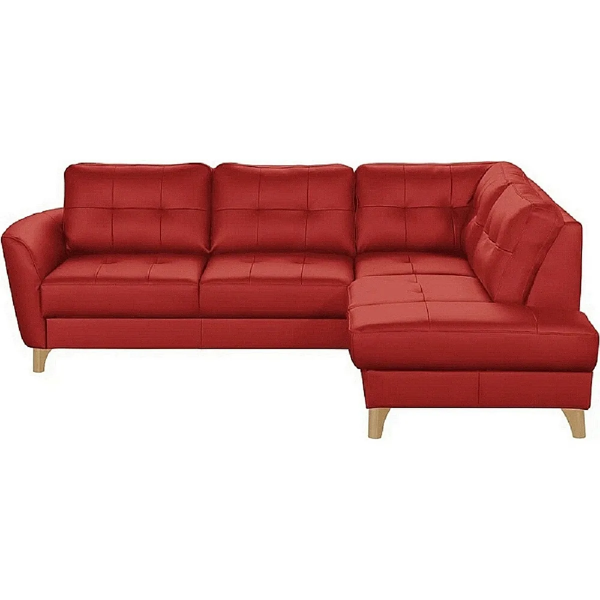 VENESETTI Noria Canapé d'angle convertible - Rouge foncé VENESETTI Noria Canapé d'angle convertible - Rouge foncé