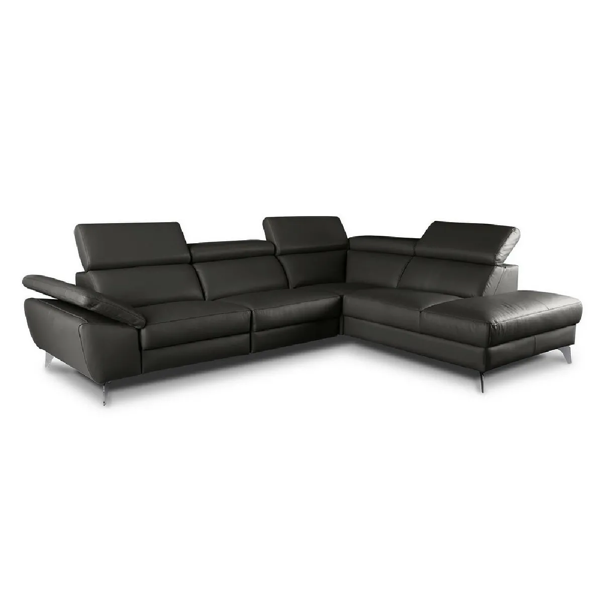 Venesetti Kasini Canapé d'angle noir