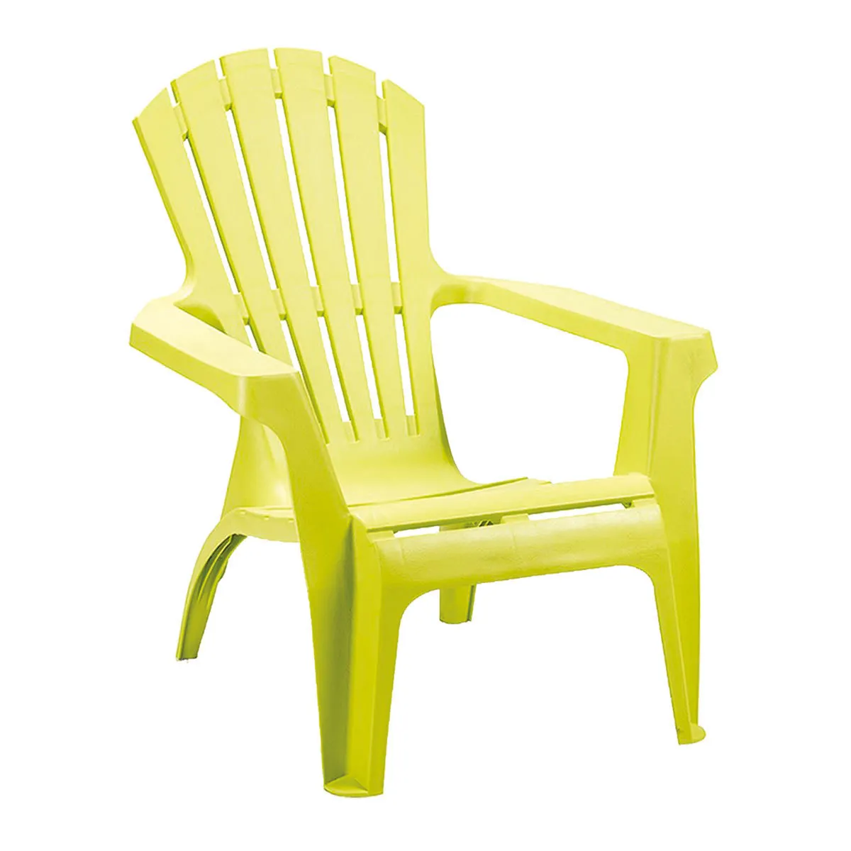 OZALIDE Fauteuil jardin Adirondack vert anis OZALIDE Fauteuil jardin Adirondack vert anis