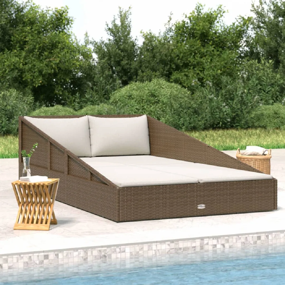 vidaXL Lit de jardin 110x200 cm - vue 2