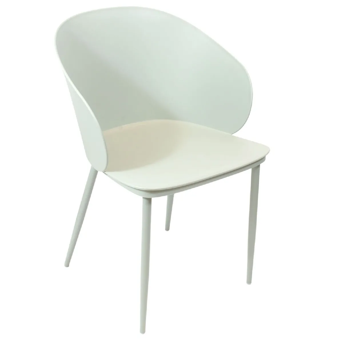 Fauteuil à coque en polypropylène