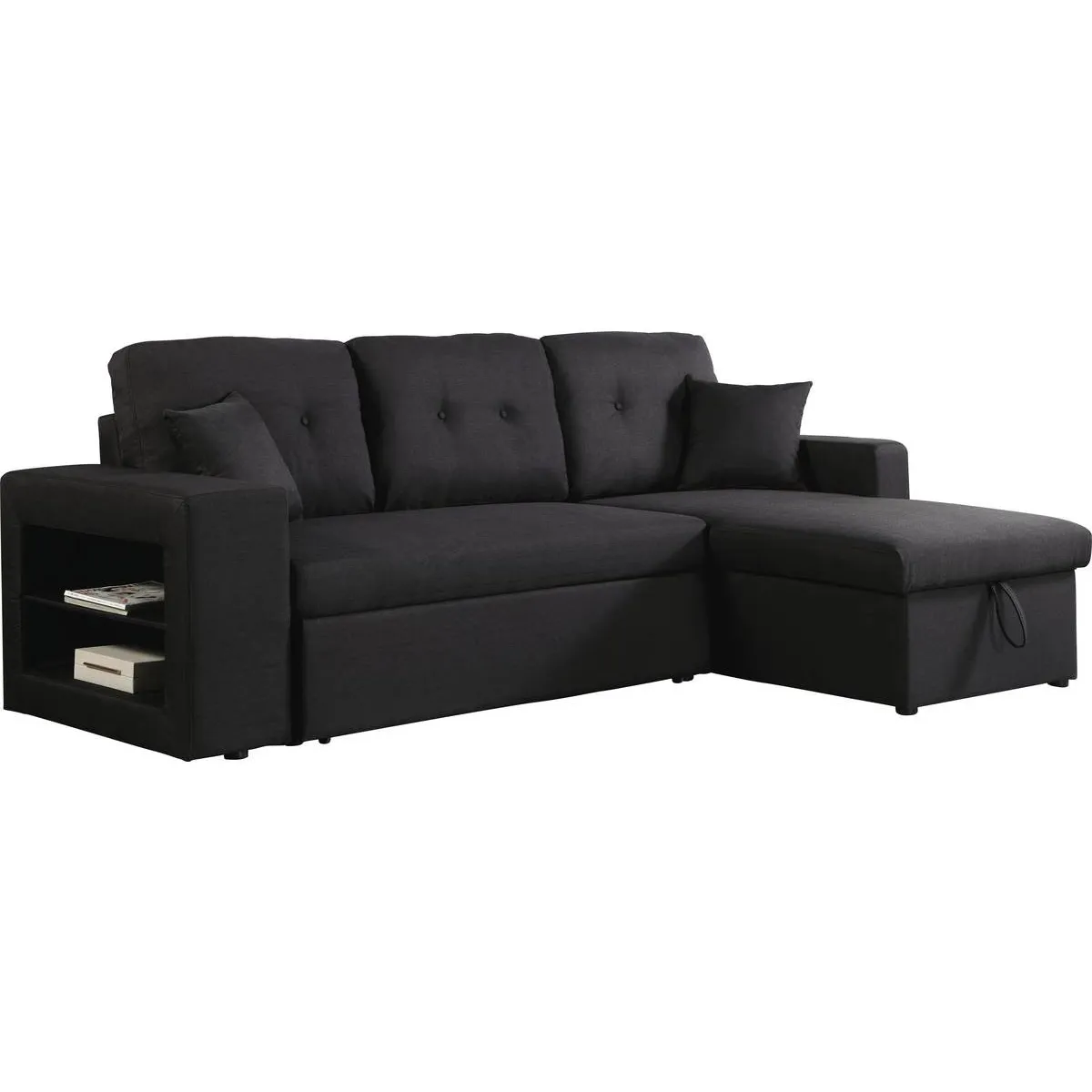 Habitat Et Jardin Gris/Clair Canapé D'angle Convertible/Réversible [ ]Axel[ ] - 3 Places