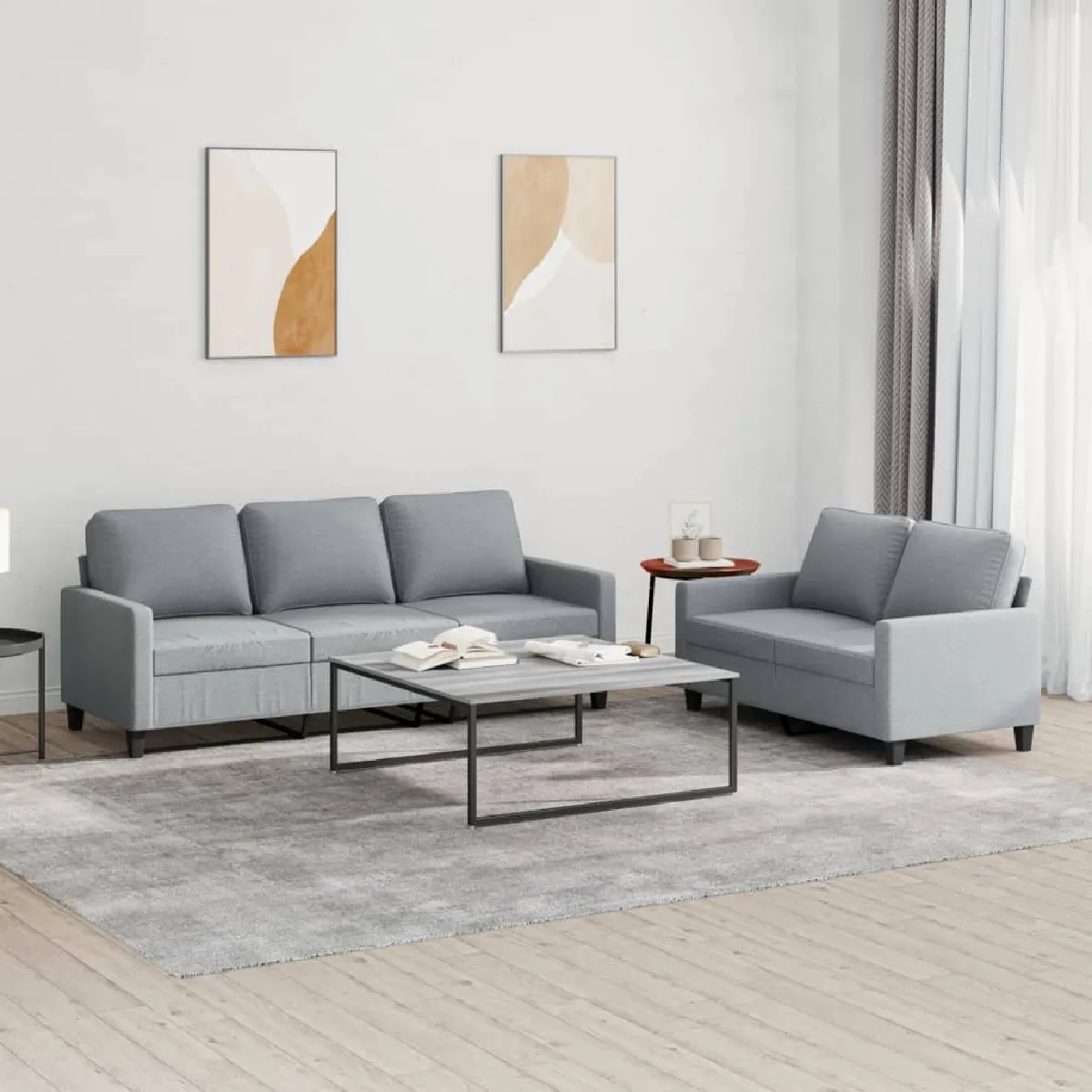 vidaXL Ensemble Canapé 2 pcs