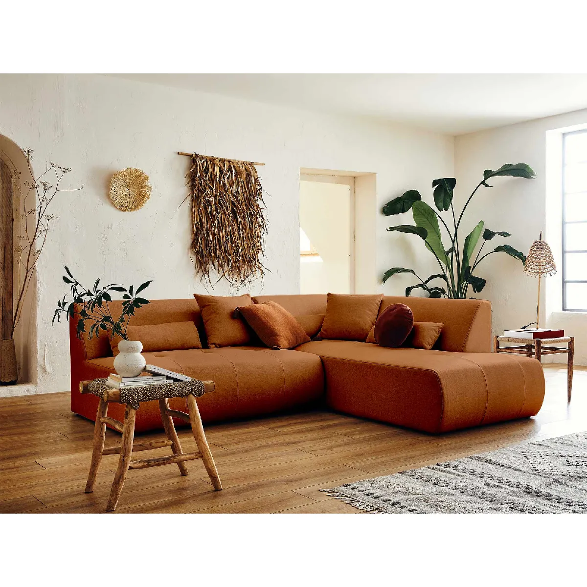 Lisa Design Onyx Canapé Modulable - Rouille