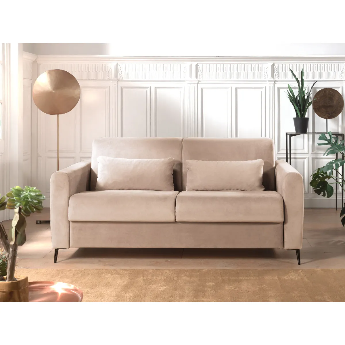 Owen - canapé lit 3 places convertible express couchage quotidien 140 cm matelas 12 cm en Owen - canapé lit 3 places convertible express couchage quotidien 140 cm matelas 12 cm en