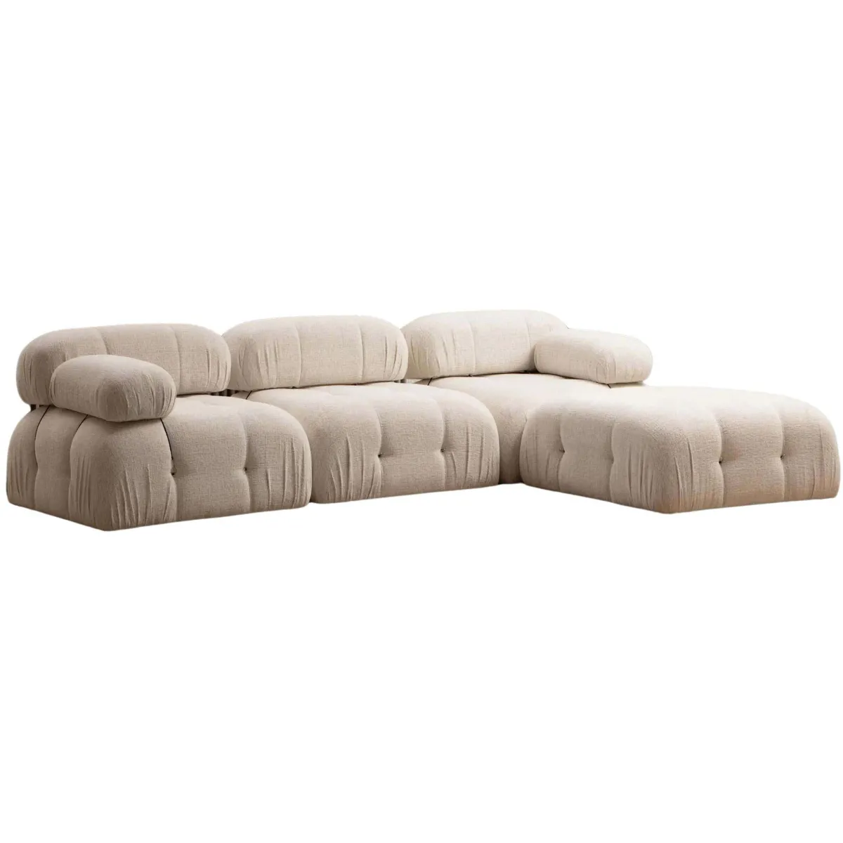 Hanah Home Canapé d'Angle Bubble Crème Hanah Home Canapé d'Angle Bubble Crème