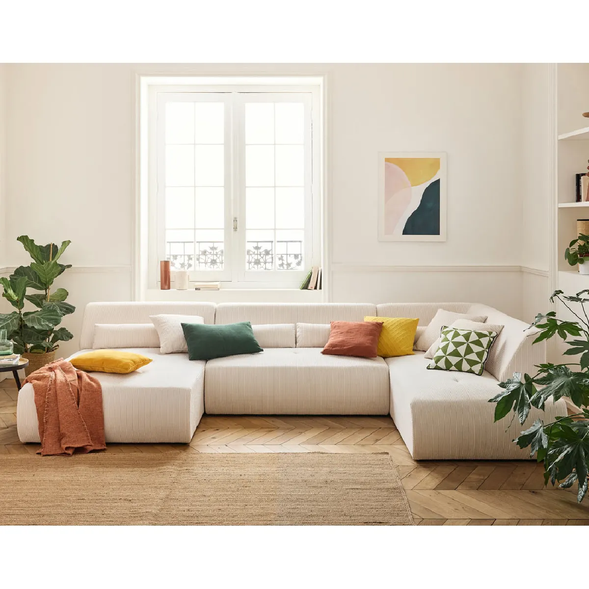 Lisa design canapé modulable Onyx - Beige Lisa design canapé modulable Onyx - Beige