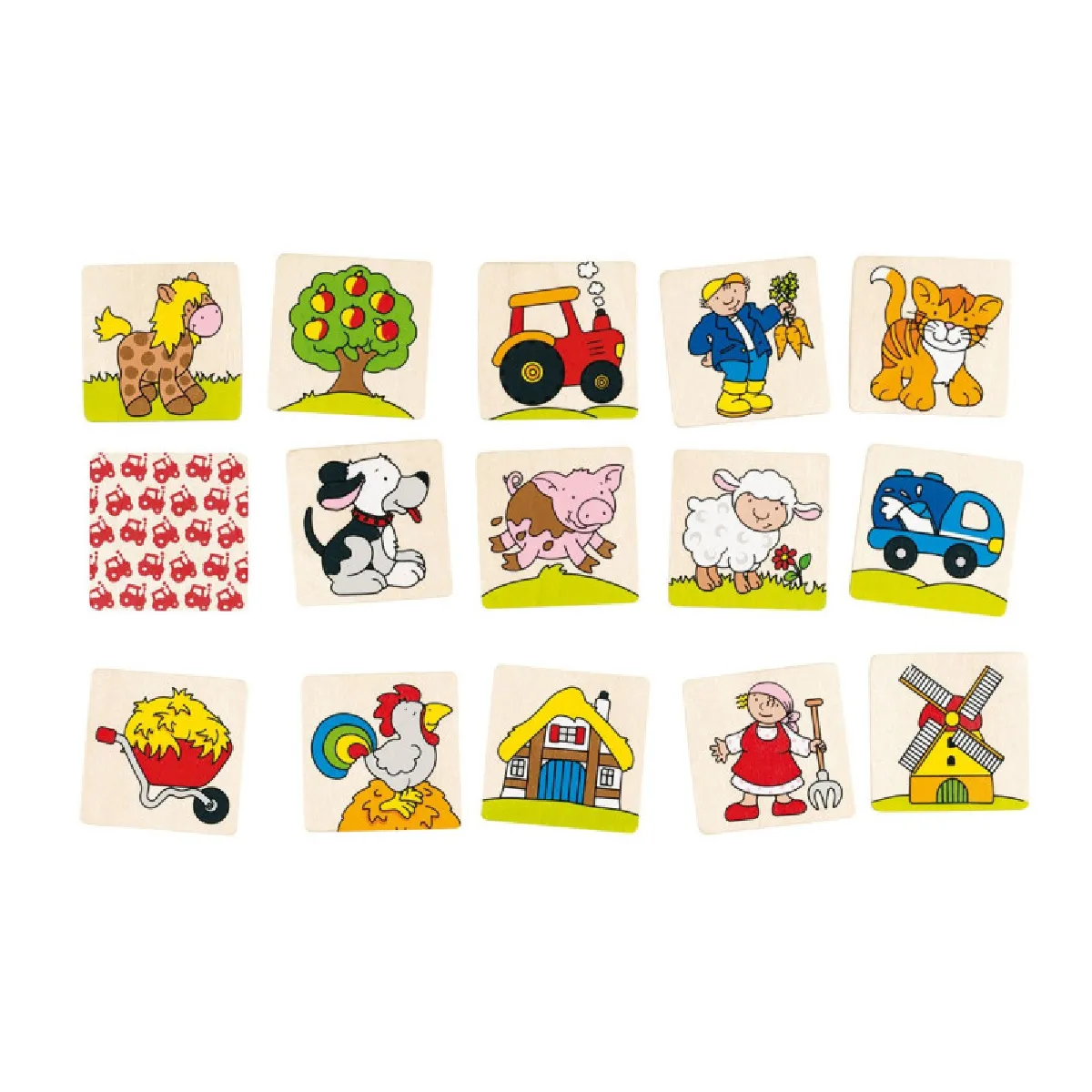 Goki Ivoire Mémo Ferme 32 Pièces - Image 3