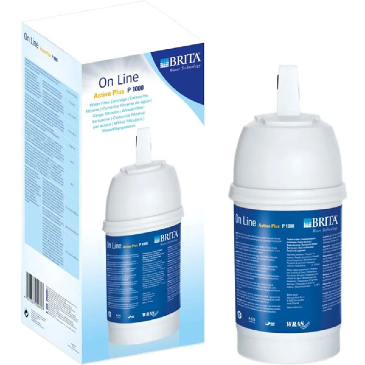 Cartouche BRITA P1000 Système filtration robinet Filtration calcaire chlore plomb et impuretés - vue 3