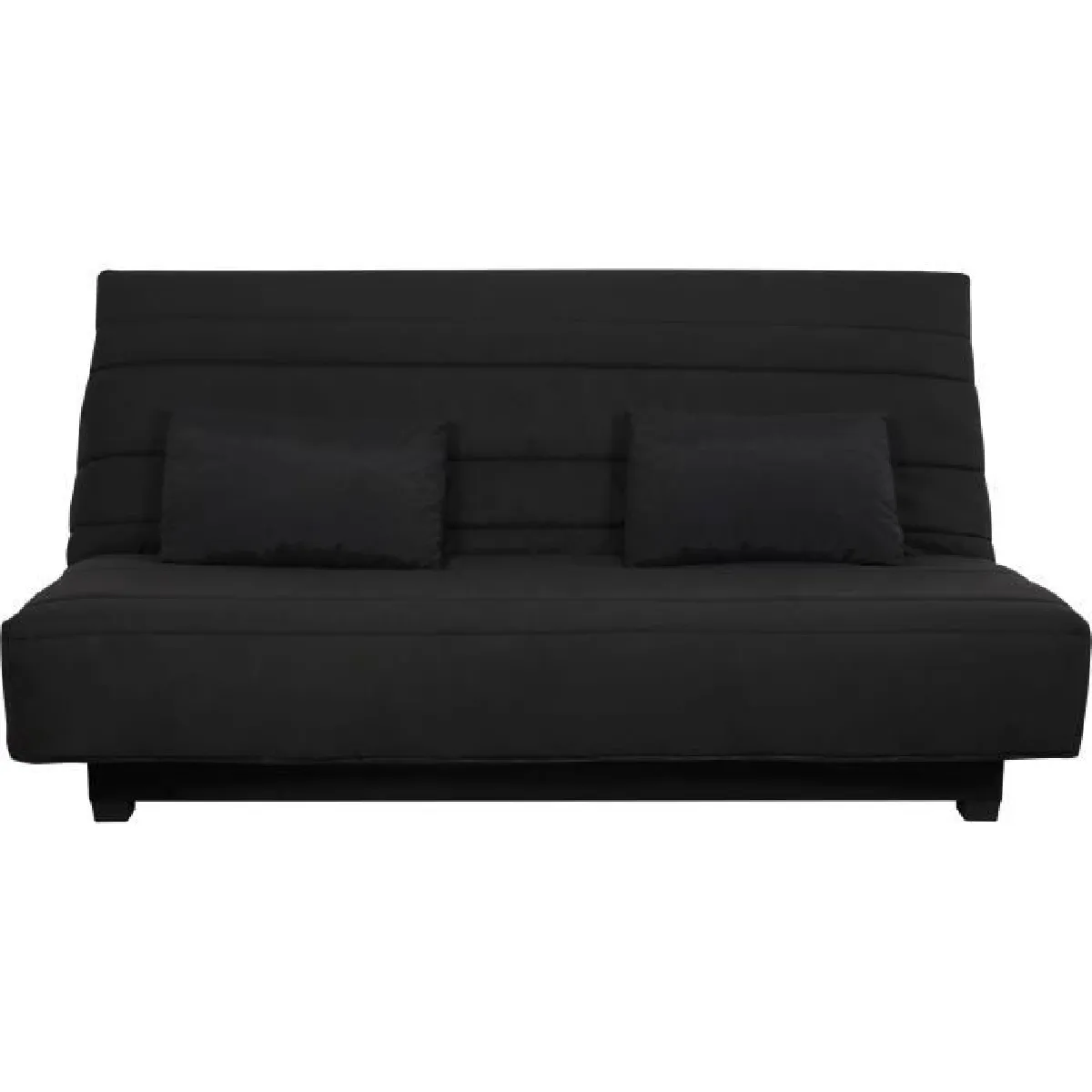 Dunlopillo Banquette clic clac 2 places - Noir