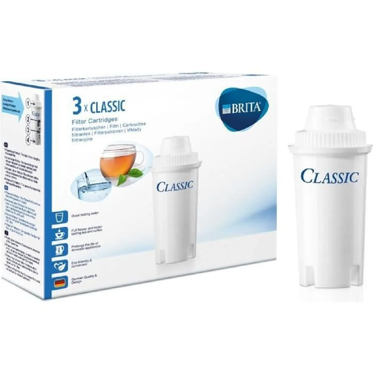 Brita Blanc Cartouches Filtrantes Classic