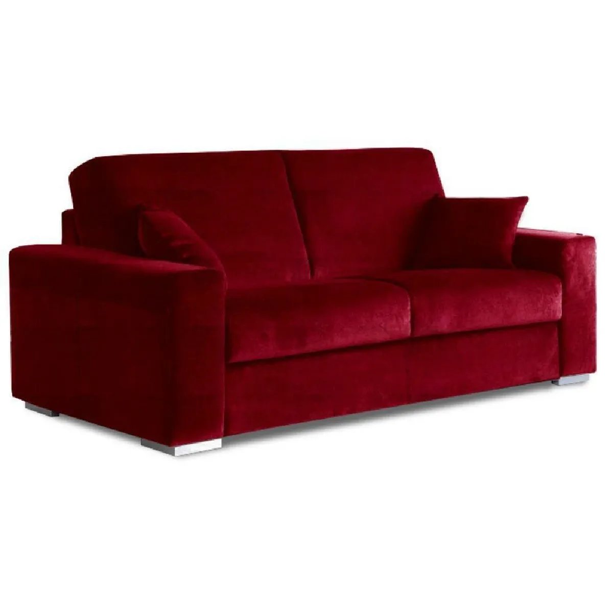INSIDE 75 Le diva canap&eacute; convertible easy ouverture express 160*200cm microfibre bordeaux