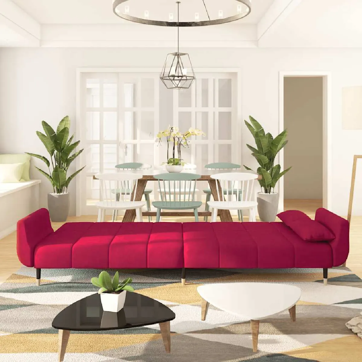 vidaXL Canapé lit 2 places - vue 5