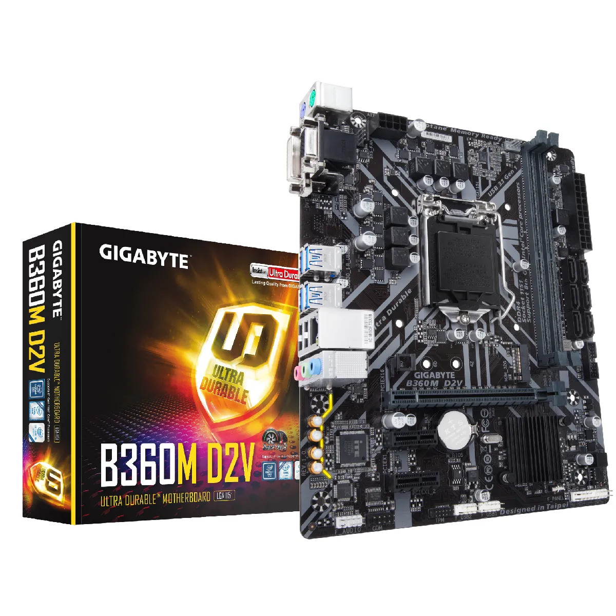 GIGABYTE  Intel B360 D2V - Micro-ATX