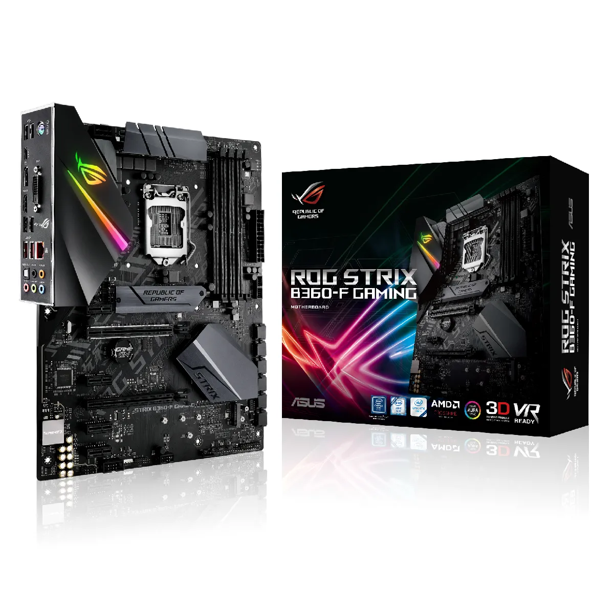 ASUS Carte mère ROG Strix B360 F GAMING Intel Chipset Socket H4 LGA 1151 DDR4 SDRAM RAM maximale UDIMM DIMM - vue 2