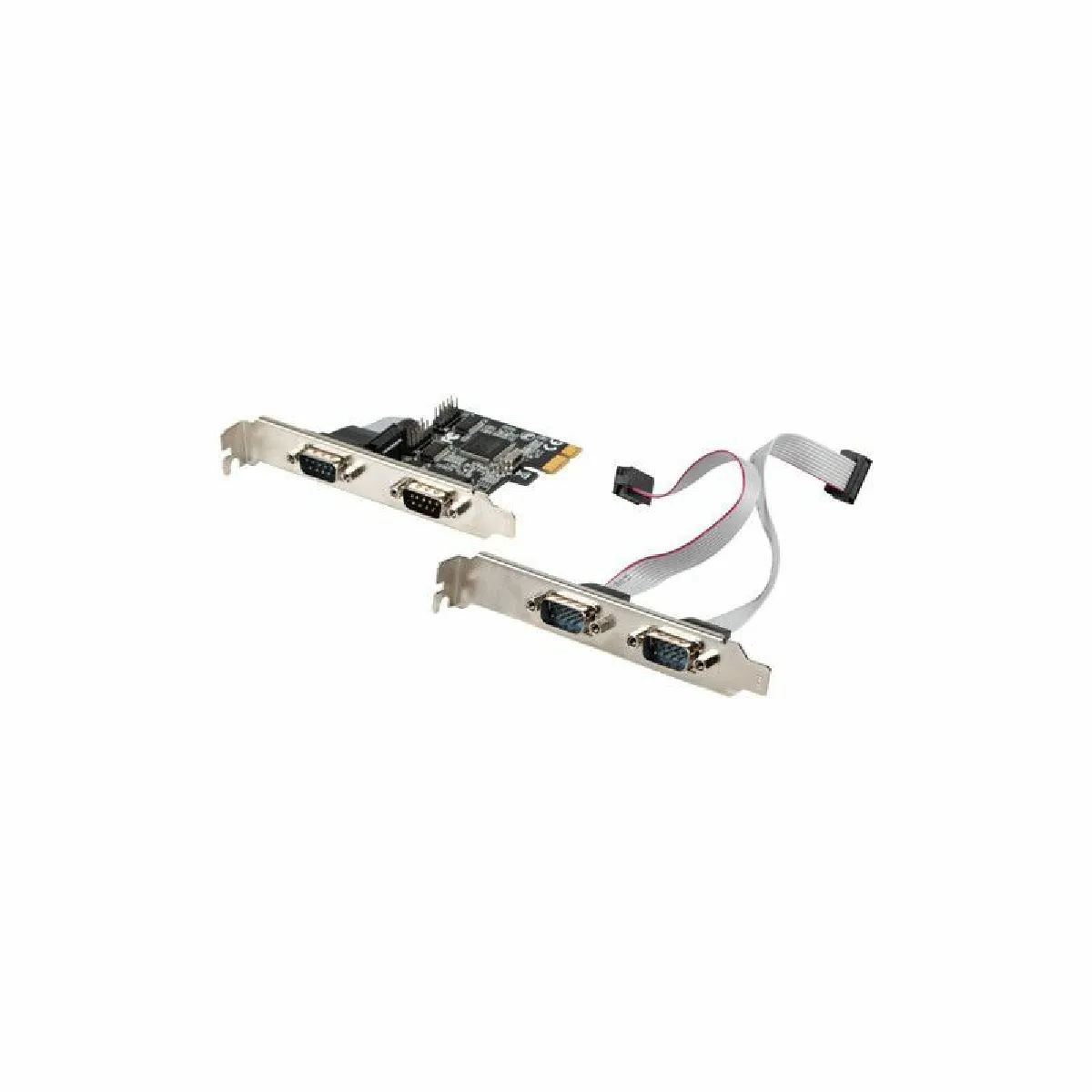 Carte PCI EXPRESS-COM 9 broches x4 + hareng LOW PCE-DB9-004 - Image 4