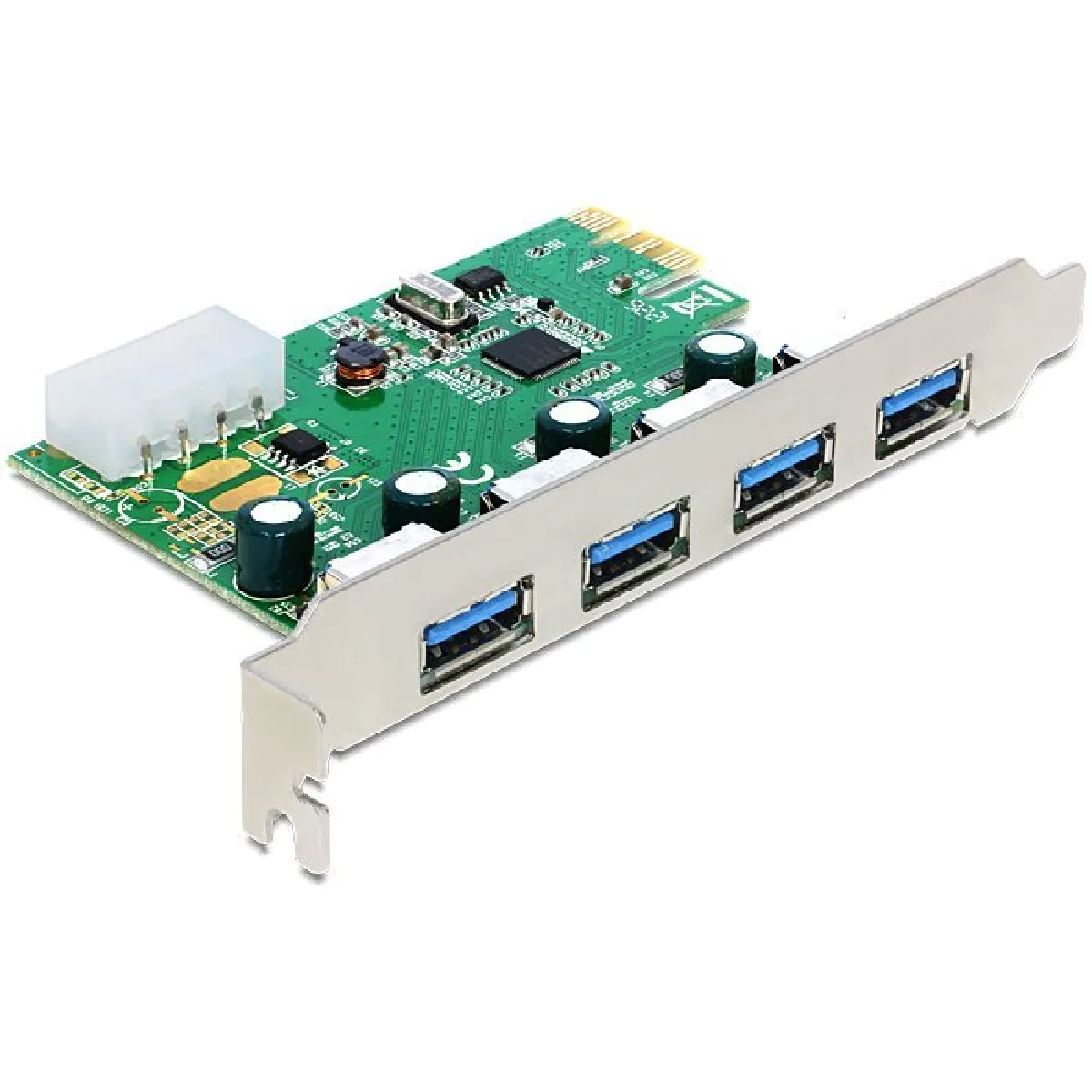 Carte Réseau DeLock 89363 PCI Express 5 Gbit/s 4x USB 3.0 Molex - Image 5