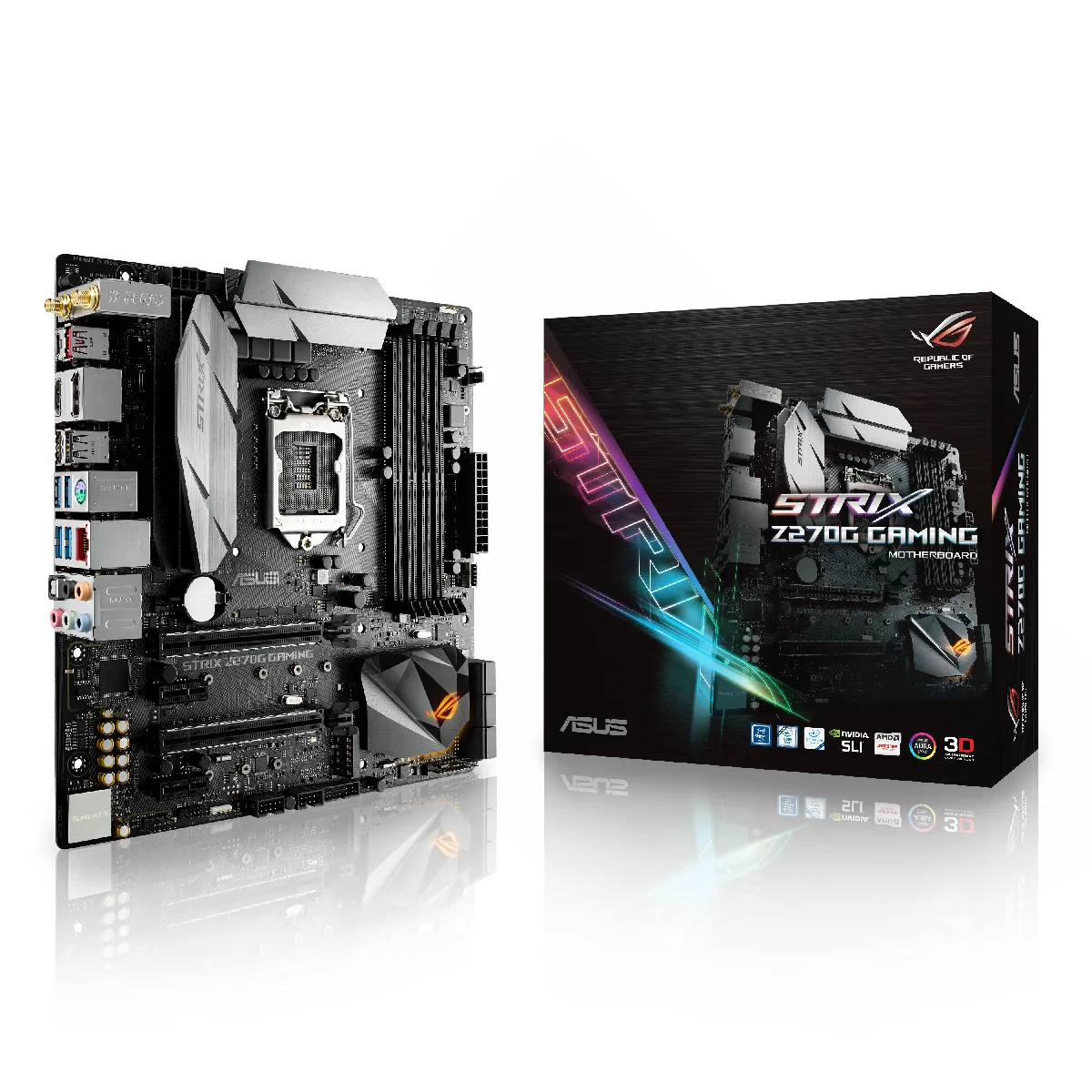 Asus Carte mère STRIX Z270G GAMING Socket LGA 1151 4000 MHz - vue 4