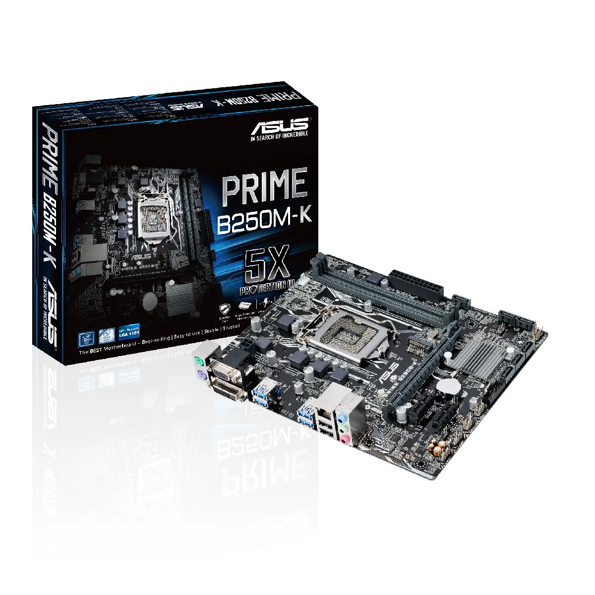 Asus Carte mère PRIME B250M K Socket LGA 1151 2400 MHz - vue 3